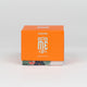 Square orange Butter Me Up shea body butter with bold white product name, perfect for deep body hydration.