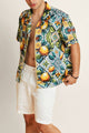 Unisex Dreamy Faro Summer Shirt from Casa Di Campara with blue-white lemon print. Made from high-quality materials.