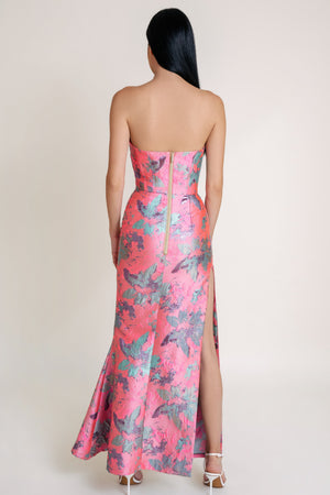 Back view of blush pink dress with zipper – perfect pink mini dress for cocktail parties or vacations.